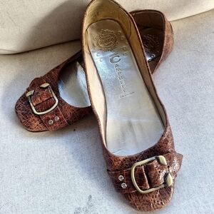 JEFFREY CAMPELL Ibiza Bronze Ballet Flats